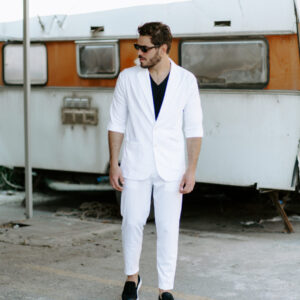 Overshirt Vittorio Santo White - Image 6