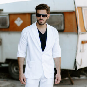 Overshirt Vittorio Santo White - Image 4