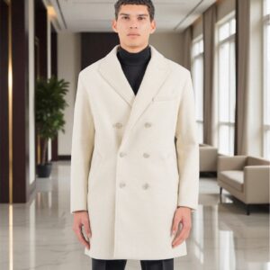 Παλτό Vittorio ETORE OFF WHITE