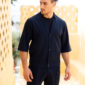 Benito Overshirt Vittorio Navy Blue