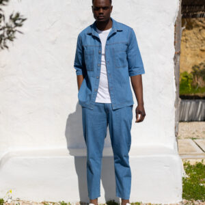 Azure Light Denim Set