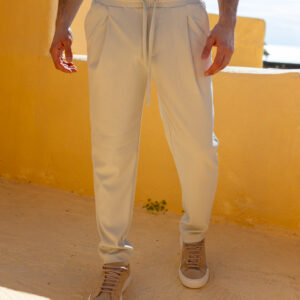 Verona Παντελόνι με Πιέτα (Beige)