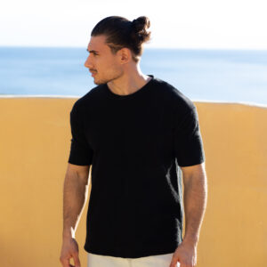 Riviera Terry T-Shirt Black Diverse