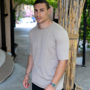 Wanted Coral Blend T-Shirt 3/4 Beige