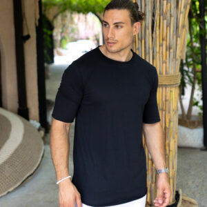 Wanted Coral Blend T-Shirt 3/4 Black